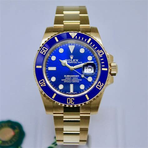 horloge rolex blauw goud|rolex horloge.